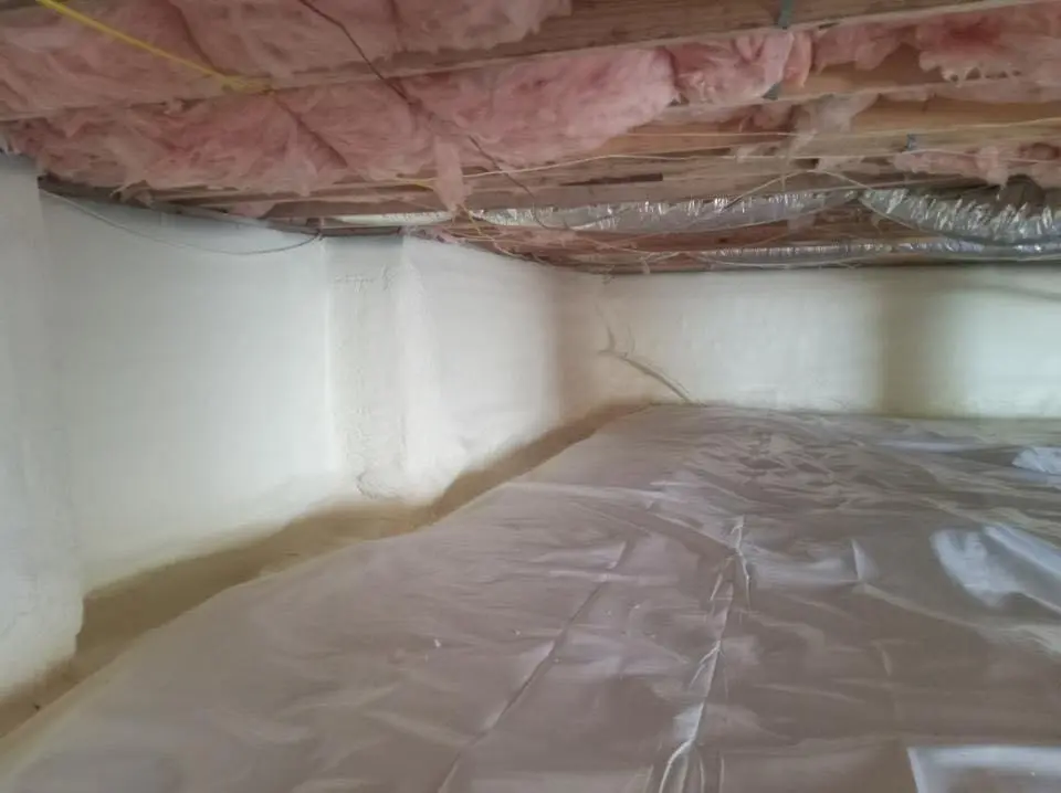 Crawl space encapsulation with closed-cell spray foam for Spray Foam Roofing in Headland